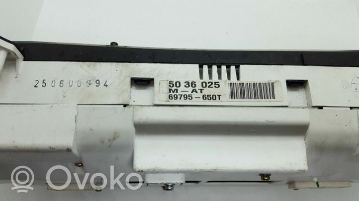 Saab 9-5 Compteur de vitesse tableau de bord 69795650t