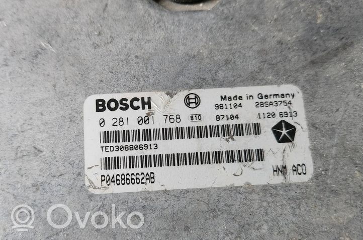 Chrysler Voyager Sterownik / Moduł ECU P04686662AB