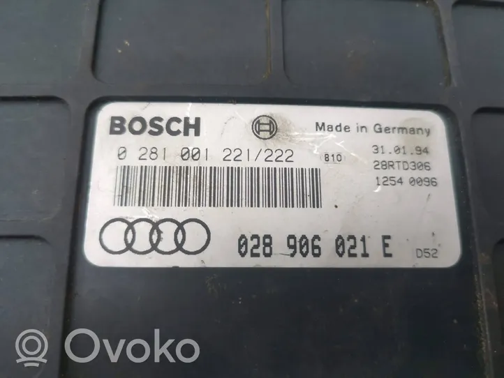 Audi A4 S4 B5 8D Calculateur moteur ECU 028906021E