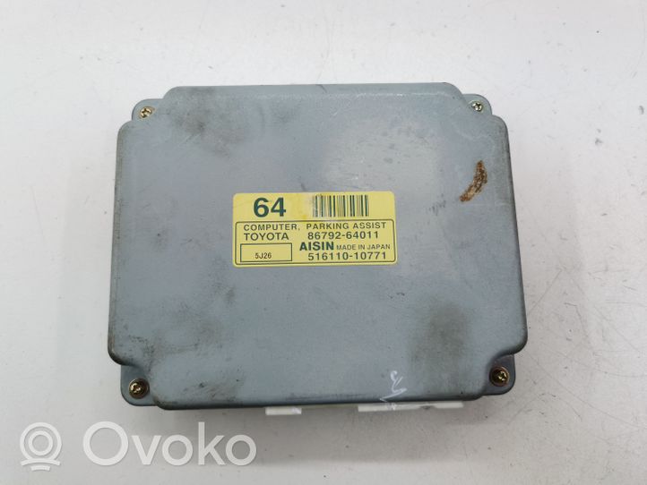 Toyota Corolla Verso AR10 Unité de commande, module PDC aide au stationnement 8679264011