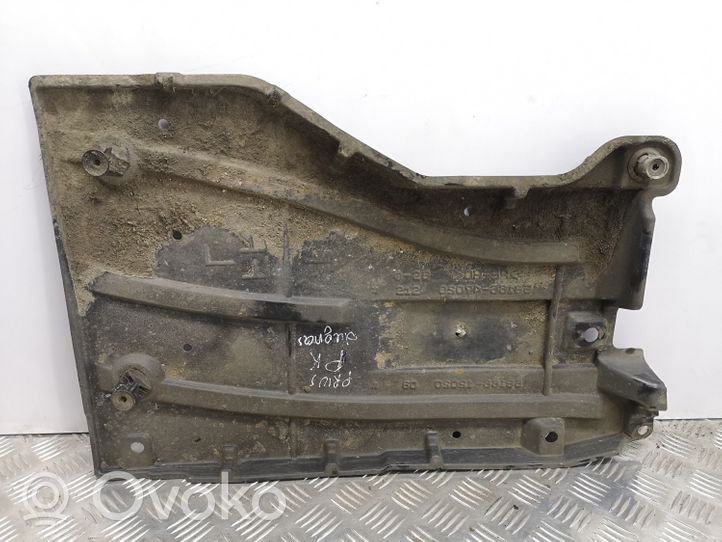 Toyota Prius (XW30) Moottorin alustan välipohjan roiskesuoja 5816647020