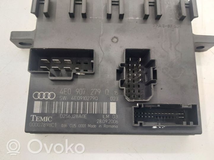 Audi A8 S8 D3 4E Komforto modulis 4E0907279