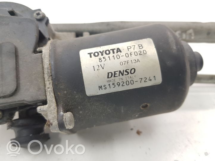 Toyota Corolla Verso AR10 Tiranti e motorino del tergicristallo anteriore 851100F020