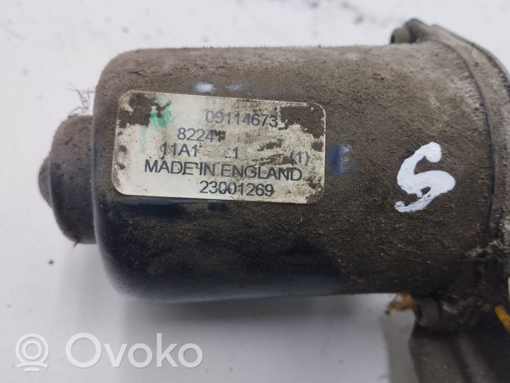 Opel Corsa C Mechanizm i silniczek wycieraczek szyby przedniej / czołowej 09114673