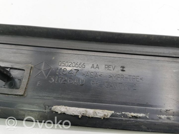 Chrysler Voyager Listwa / Uszczelka szyby drzwi przesuwanych 05020666A