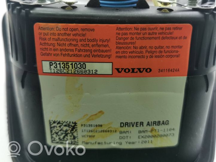 Volvo V60 Steering wheel airbag P31351030