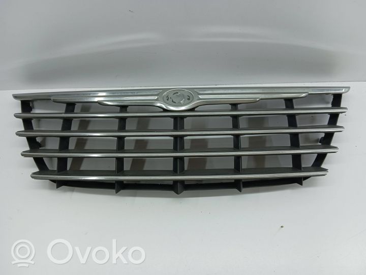 Chrysler Voyager Front bumper upper radiator grill 04857804AB