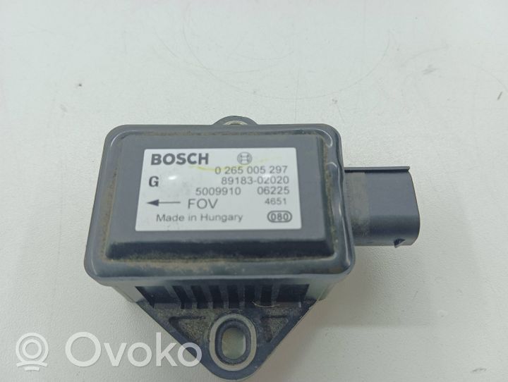 Toyota Corolla Verso AR10 Sensore di imbardata accelerazione ESP 1275100354