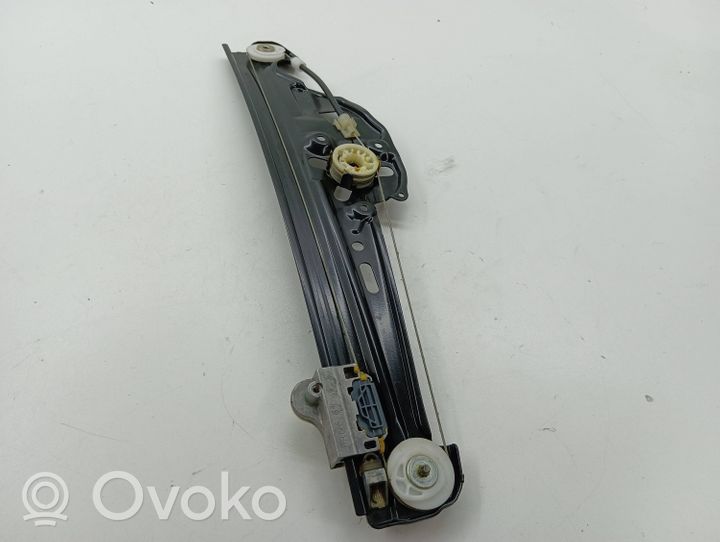 BMW 5 E60 E61 Mechanizm podnoszenia szyby tylnej bez silnika 7075674