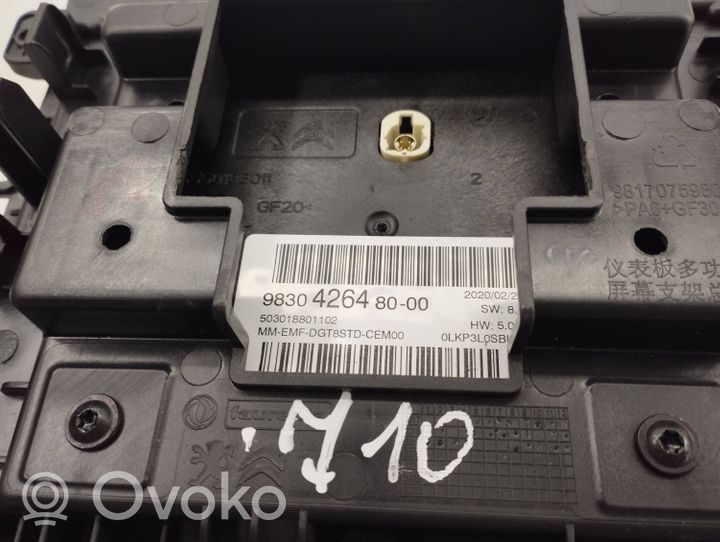 Citroen C5 Aircross Monitori/näyttö/pieni näyttö 9830426480