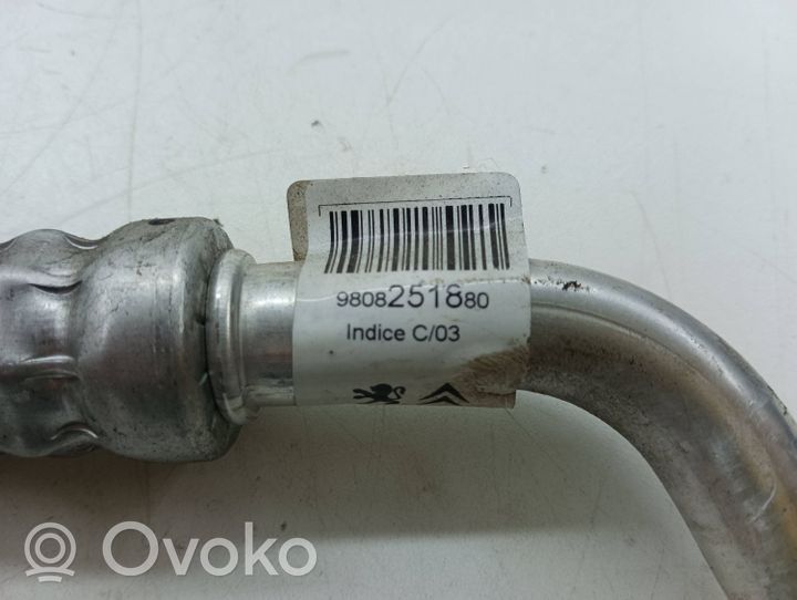 Citroen C5 Aircross Ilmastointilaitteen putki (A/C) 9808251880