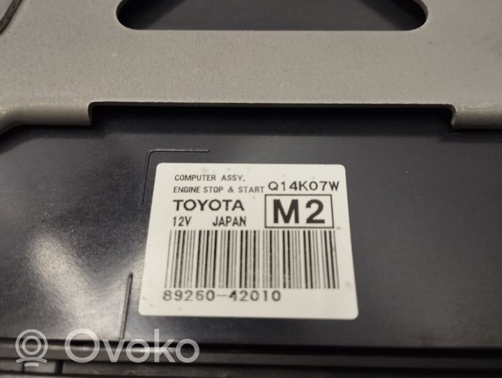 Toyota RAV 4 (XA40) Modulo di controllo avvio/arresto 8926042010