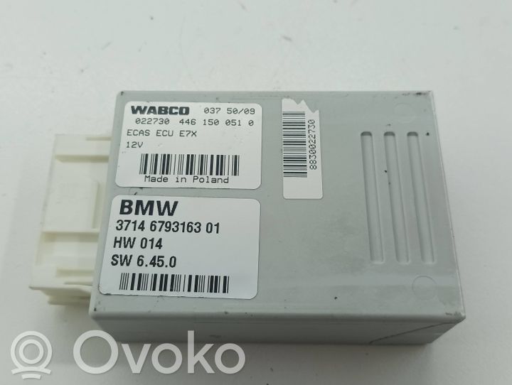 6793163 BMW X5 E70 Air suspension control unit module (rear), 25.00 € RRR