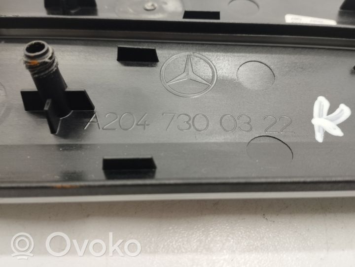Mercedes-Benz C W204 Takaoven verhoilu (käytetyt) A2047300322