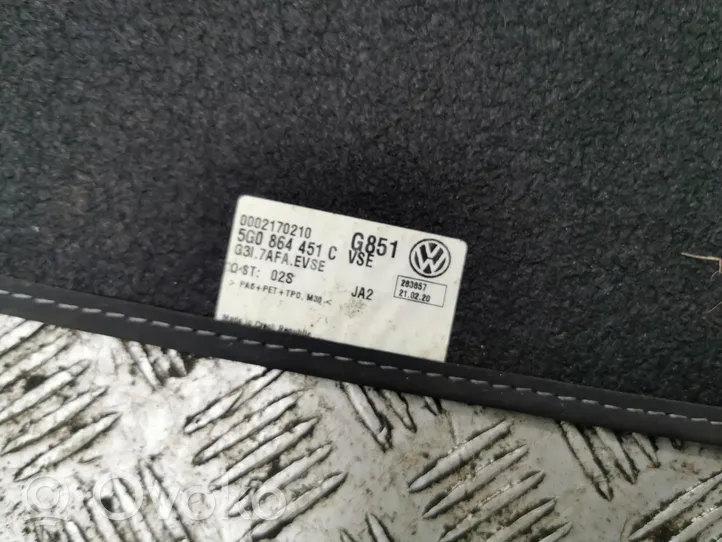 Volkswagen Golf VIII Car floor mat set 5G0864451C