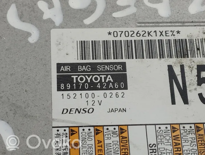 Toyota RAV 4 (XA50) Module de contrôle airbag 8917042A60