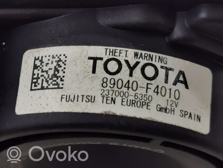 Toyota C-HR Alarmes antivol sirène 89040F4010