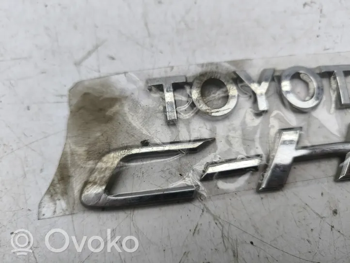 Toyota C-HR Emblemat / Znaczek tylny / Litery modelu 75442F4011