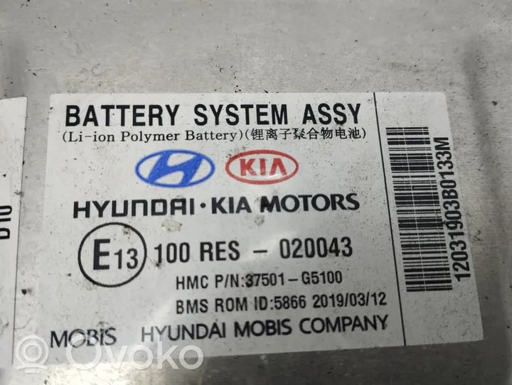 KIA Niro Batterie véhicule hybride / électrique 37501G5100