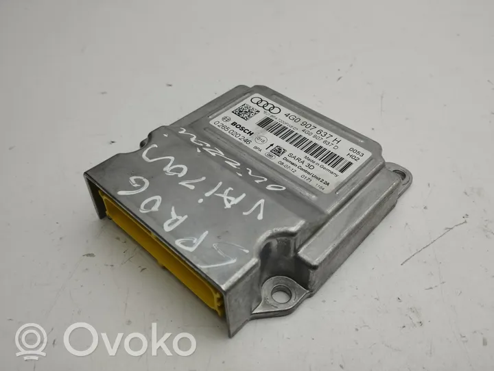 Audi A7 S7 4G Aktiivijousituksen ohjainlaite (ESP) 4G0907637H