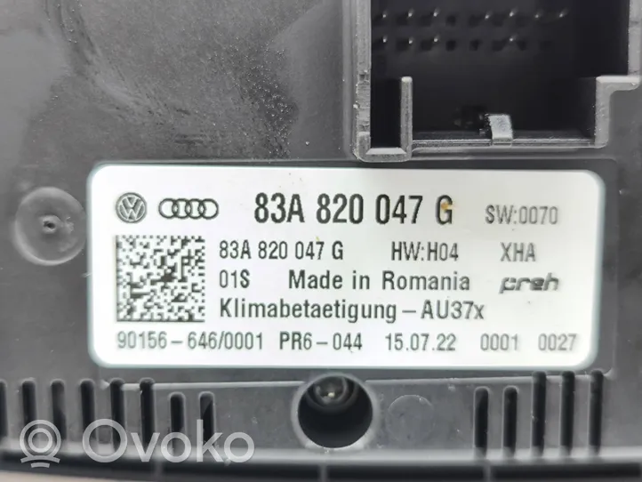 Audi Q2 - Ilmastoinnin ohjainlaite 83A820047G