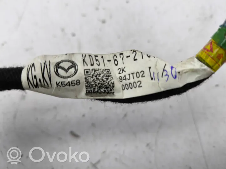 Mazda CX-5 Wiązka przewodów drzwi tylnych KD5167210A