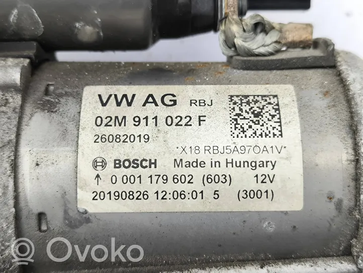 Audi Q3 F3 Starter motor 02M911022F