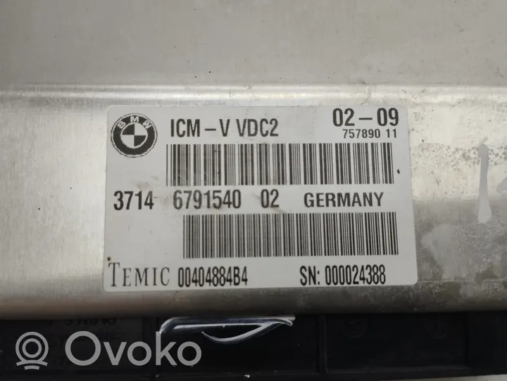 BMW 7 F01 F02 F03 F04 Sterownik / Moduł zawieszenia pneumatycznego 6791540