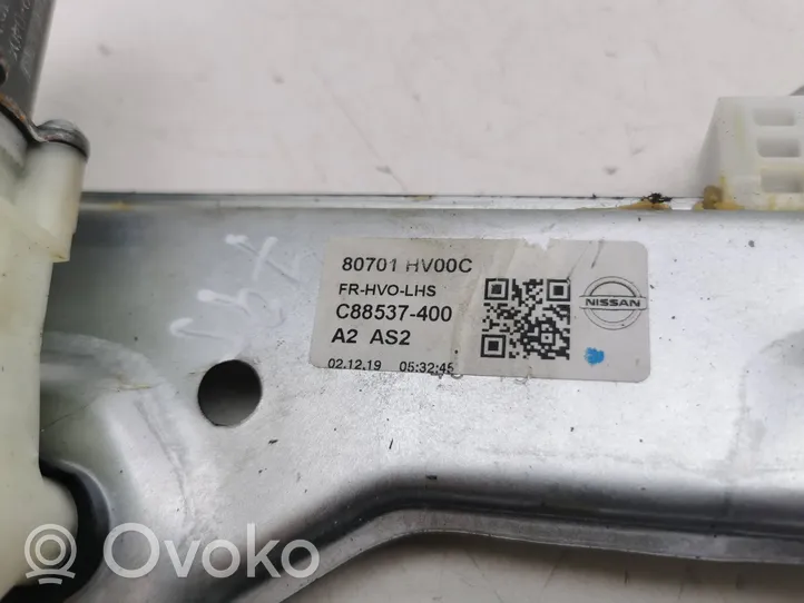 Nissan Qashqai Mécanisme de lève-vitre avec moteur 80701HV00C