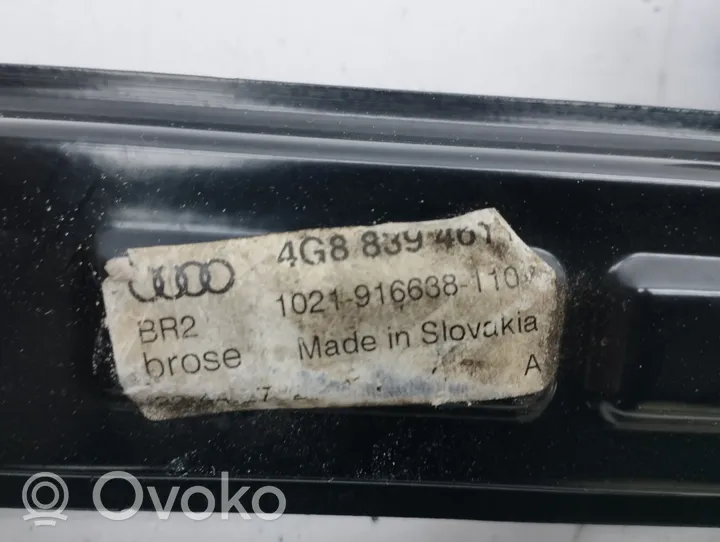 Audi A7 S7 4G Mechanizm podnoszenia szyby tylnej bez silnika 4G8839461