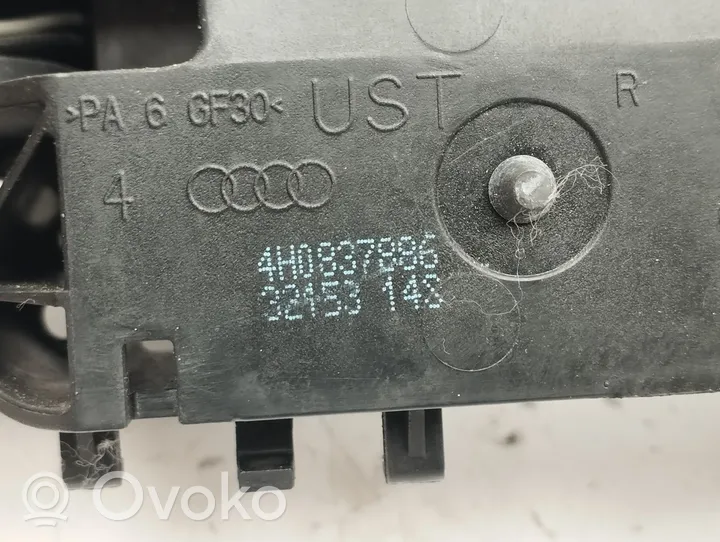 Audi A7 S7 4G Klamka zewnętrzna drzwi tylnych 4H0837886