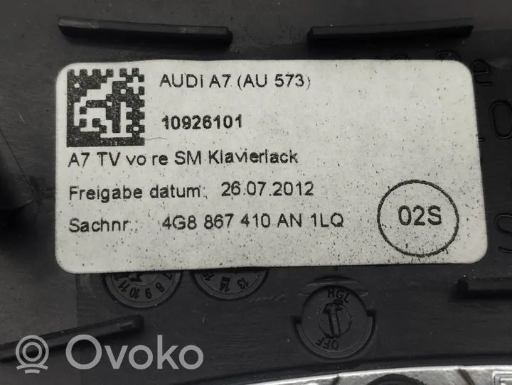 Audi A7 S7 4G Muu etuoven verhoiluelementti 4G8867410AN