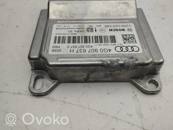 Audi A7 S7 4G ESP (stabilitātes sistēmas) vadības bloks 4G0907637H