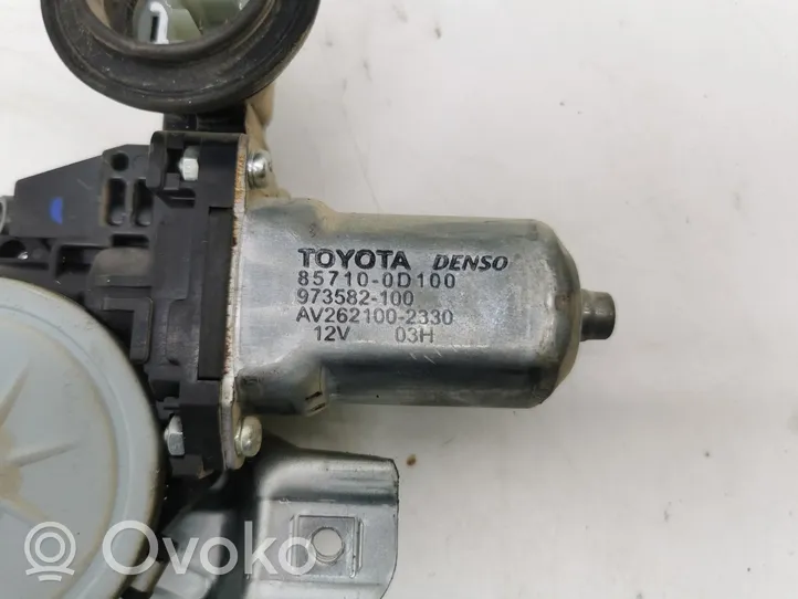 Toyota Yaris Mécanisme de lève-vitre avec moteur 857100D100