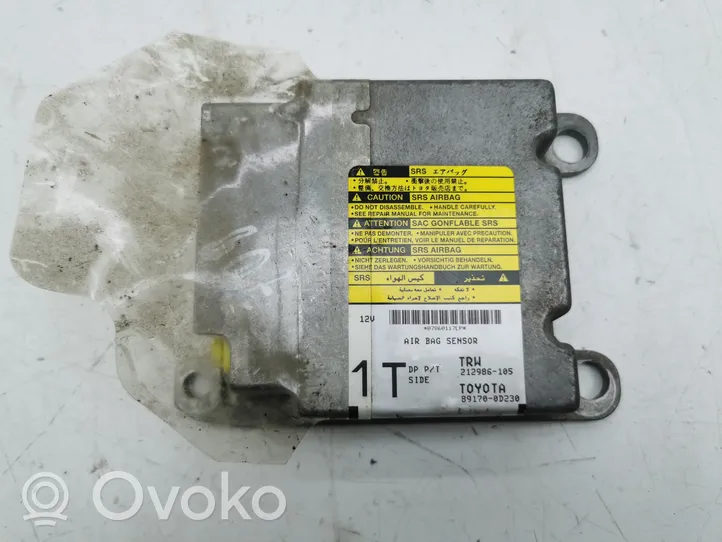 Toyota Yaris Module de contrôle airbag 891700D230