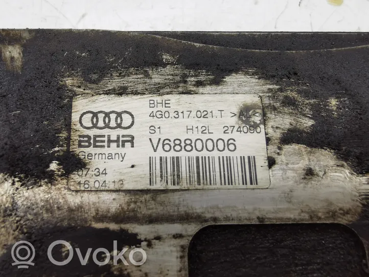 Audi A7 S7 4G Vaihteistoöljyn jäähdytin (käytetyt) 4G0317021T