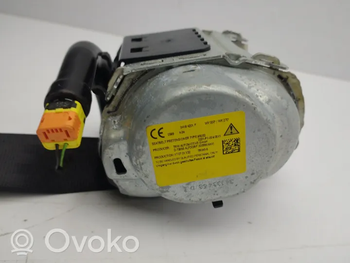 Audi A5 Pas bezpieczeństwa fotela tylnego 8W8857806B