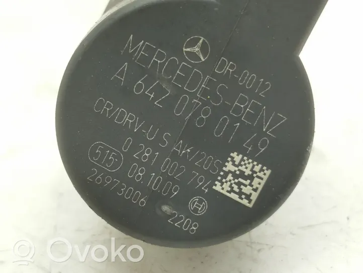 Mercedes-Benz ML W164 Regulator ciśnienia paliwa A6420780149