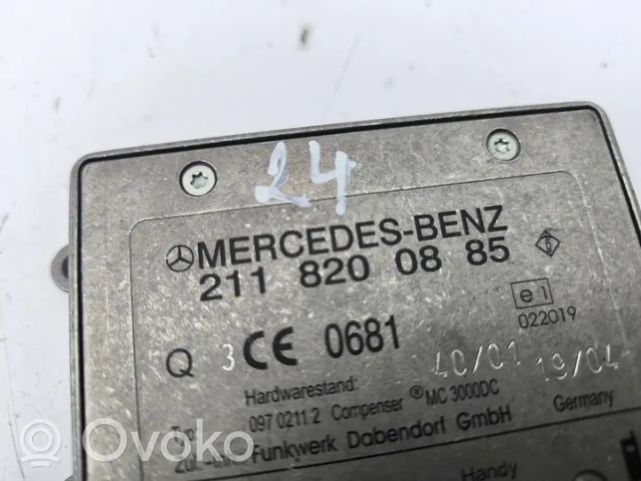Mercedes-Benz E W211 Antenos valdymo blokas 2118200885