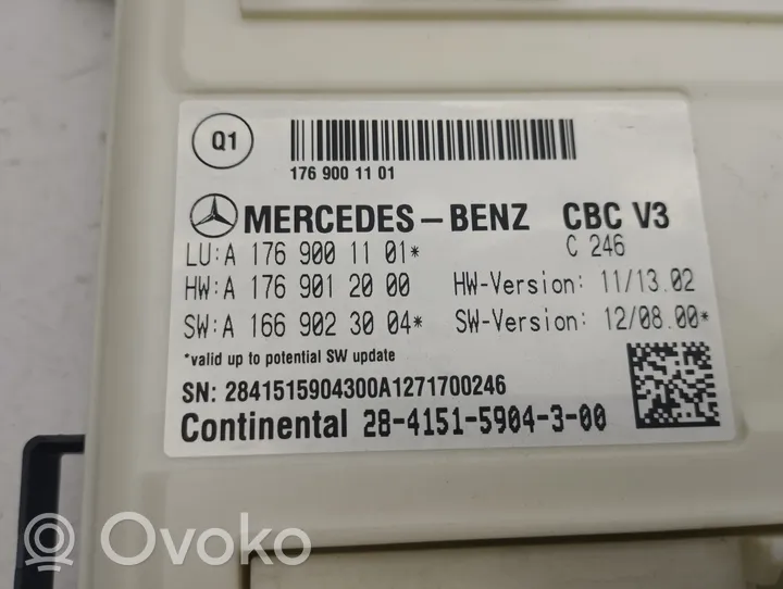 Mercedes-Benz B W246 W242 Komfortsteuergerät Bordnetzsteuergerät A1769001101