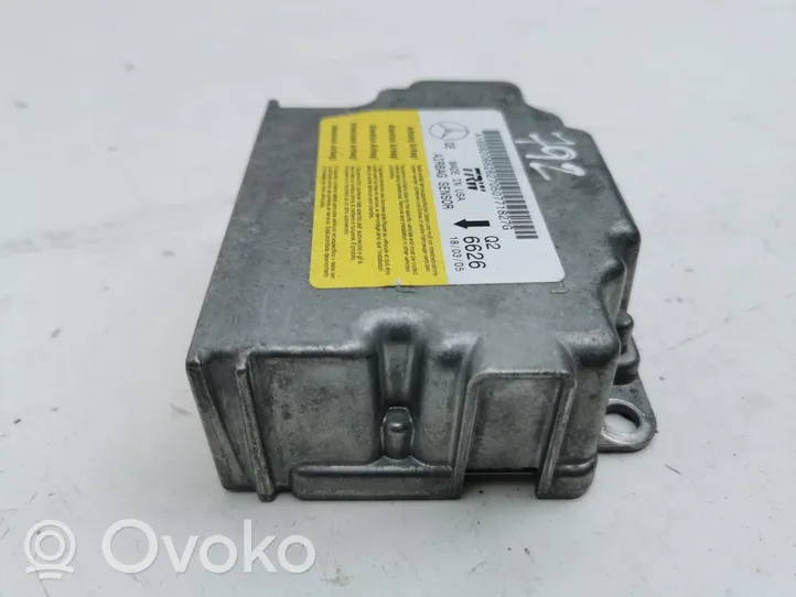 Mercedes-Benz B W245 Oro pagalvių valdymo blokas A1698206626