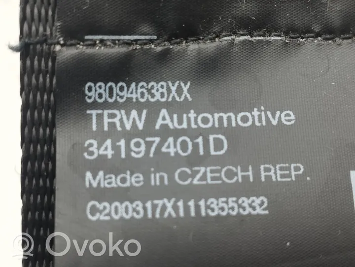 Peugeot 3008 II Ceinture de sécurité avant 98094638XX