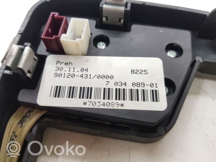 BMW 5 E60 E61 Ātrumu pārslēgšanas sviras dekoratīvā apdare (plastmasas) 7034089