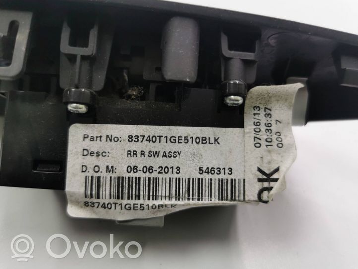 Honda CR-V Electric window control switch 83740T1GE510BLK