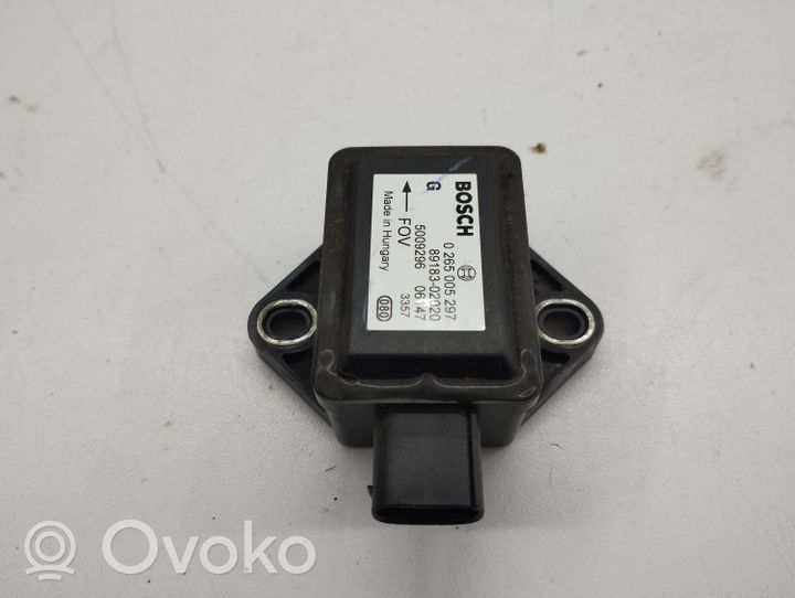 Toyota Corolla Verso AR10 Capteur de vitesse de lacet d'accélération ESP 0265005297