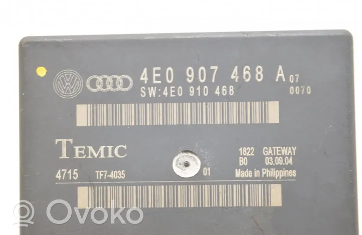 Audi A8 S8 D3 4E Modulo di controllo accesso 4715