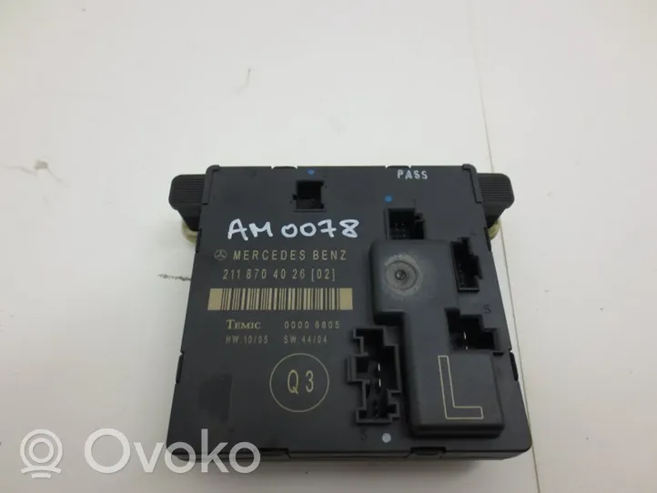 Mercedes-Benz E W211 Door control unit/module 00006805