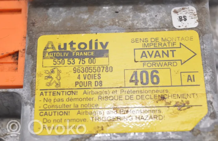 Peugeot 406 Module de contrôle airbag 9630550780