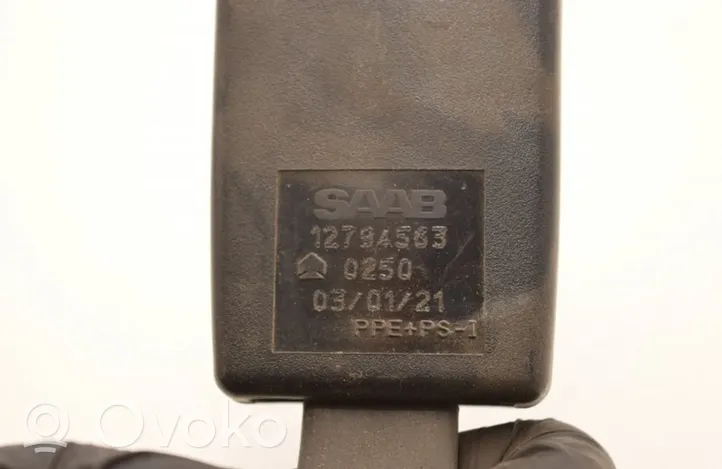 Saab 9-3 Ver2 Boucle de ceinture de sécurité arrière 12794563