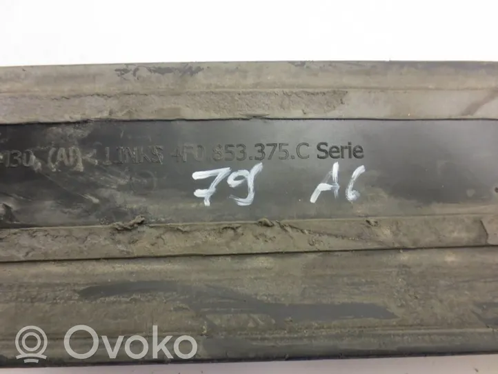 Audi A6 S6 C6 4F Etuoven kynnyksen suojalista 4F0853376C